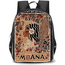 Moana Backpack StudentPack - Moana Neutral Colors Paint Poster