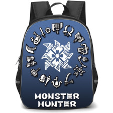 Monster Hunter Backpack Student Pack - Icons Chibi Art