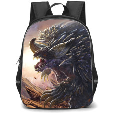 Monster Hunter Nergigante Backpack Student Pack - Nergigante Roaring 3D Illustration