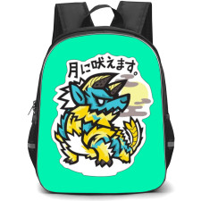 Monster Hunter Zinogre Backpack Student Pack - Character Icon Sticker