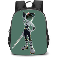 Murder Drones Tessa Elliot Backpack StudentPack - Tessa Elliot Standing With Sword Sticker