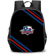 Amarillo Warbirds Backpack School Bag StudentPack - Amarillo Warbirds Large Logo With Stripe