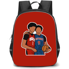 NBA Amen Thompson Backpack StudentPack - Amen And Ausar Thompson Minimalist Art Sticker