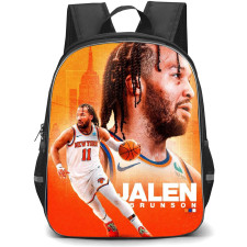 NBA Jalen Brunson Backpack StudentPack - Jalen Brunson Fan Art Poster Sticker