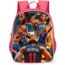 NBA Jalen Brunson Backpack StudentPack - Jalen Brunson Portrait Collage Poster