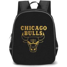 NBA Chicago Bulls Backpack StudentPack - Chicago Bulls Gold Logo