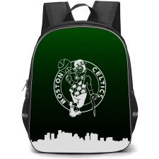 NBA Boston Celtics Backpack StudentPack - Boston Celtics Silhoutte Art Logo