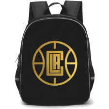 NBA Los Angeles Clippers Backpack StudentPack - Los Angeles Clippers Gold Logo