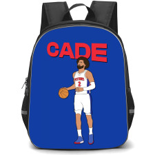 NBA Cade Cunningham Backpack School Bag StudentPack - Cade Cunningham Dribble Portrait Vector Art Poster