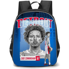 NBA Cade Cunningham Backpack School Bag StudentPack - Cade Cunningham Team Grayscale Portrait Poster