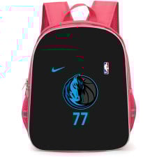 NBA Backpack StudentPack - NBA Dallas Mavericks NBA Logo On Black Background