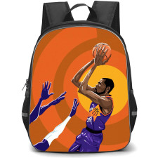 NBA Kevin Durant Backpack StudentPack - Kevin Durant Phoenix Suns 35 Fadeway Shot Illustration Art