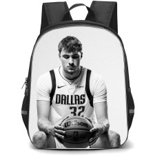 NBA Cooper Flagg Backpack School Bag StudentPack - Cooper Flagg Ball Sit Fierce Grayscale Portrait