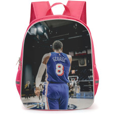 NBA Paul George Backpack StudentPack - Paul George 8 Standing Back Jersey Poster