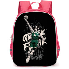 NBA Giannis Antetokounmpo Backpack StudentPack - Giannis Antetokounmpo Greek Freak Painting On Black Background
