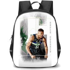 NBA Giannis Antetokounmpo Backpack StudentPack - Giannis Antetokounmpo Shouting Super Charged Poster