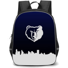 NBA Memphis Grizzlies Backpack StudentPack - Memphis Grizzlies Silhoutte Art Logo