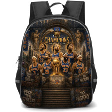 NBA New York Knicks Champions Backpack School Bag StudentPack - New York Knicks NBA Championship Trophy Poster