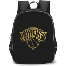 NBA New York Knicks Backpack StudentPack - New York Knicks Silhoutte Art Logo