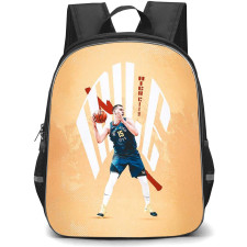 NBA Nikola Jokic Backpack StudentPack - Nikola Jokic High City Poster