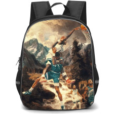 NBA Backpack StudentPack - NBA Old School Player Hoop Poster