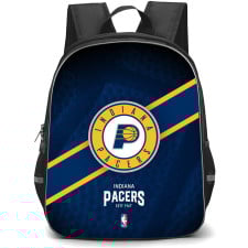 NBA Indiana Pacers Backpack StudentPack - Team Logo Stripe Background