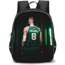 NBA Kristaps Porzingis Backpack StudentPack - Kristaps Porzingis Standing Back Jersey Poster