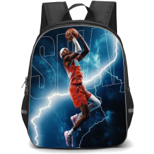 NBA Shai Gilgeous-Alexander Backpack StudentPack - Shai Gilgeous-Alexander Dunking On Thunder Background