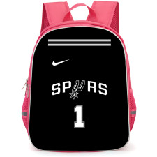 NBA Backpack StudentPack - NBA San Antonio Spurs NBA Logo On Black Background