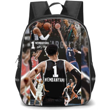 NBA Tyler Herro Backpack StudentPack - Victor Wembanyama Standing Back Jersey Poster
