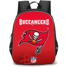 NFL Tampa Bay Buccaneers Backpack StudentPack - Tampa Bay Buccaneers Flag Of Stripe Dark Background