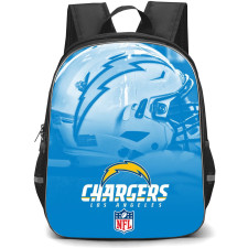 NFL Los Angeles Chargers Backpack StudentPack - Los Angeles Chargers Helmet Photoshoot Poster