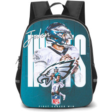 NFL Jalen Hurts Backpack StudentPack - Jalen Hurts Philadelphia Eagles First Career Win Poster