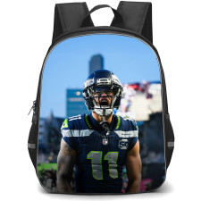 NFL Seattle Seahawks Backpack School Bag StudentPack - Seattle Seahawks Jaxon Smith-Njigba Shouting on the Field