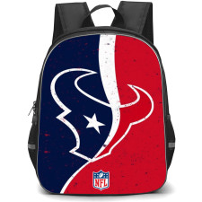 NFL Houston Texans Backpack StudentPack - Houston Texans Logo On Blue Red Background