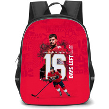 NHL Aleksander Barkov Backpack School Bag StudentPack - Florida Panthers Aleksander Barkov 16 Days Left Red Background