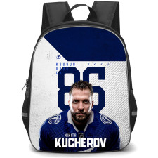 NHL Nikita Kucherov Backpack School Bag StudentPack - Nikita Kucherov Tampa Bay Lightning Bold Number 86 Portrait