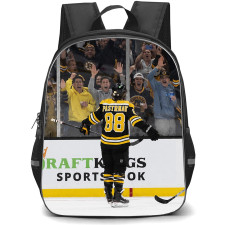 NHL David Pastrnak Backpack School Bag StudentPack - David Pastrnak 88 Boston Bruins Fan Celebration Poster