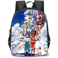 Nadia The Secret of Blue Water Backpack School Bag StudentPack - Nadia The Secret of Blue Water Characters Standing In Boat Portrait Poster