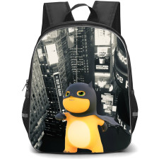 Nailoong Backpack StudentPack - Nailoong As A Batman On Grayscale City Background