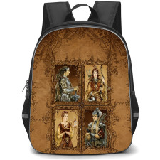 The Chronicles Of Narnia Backpack School Bag StudentPack - The Chronicles Of Narnia Kings And Queens Retro Poster