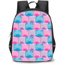 NeeDoh Backpack School Bag StudentPack - NeeDoh Jelly Cube Pastel Pattern Poster