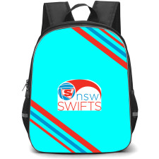 New South Wales Swifts Backpack School Bag StudentPack - Large Logo With Stripe