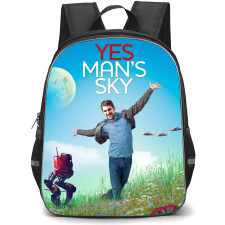 No Man's Sky Backpack School Bag StudentPack - No Man's Sky Yes Mans Sky Parody Poster
