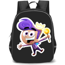 The Fairly Oddparents a New Wish Backpack School Bag StudentPack - Peri Avatar Portrait Wand Sticker Art