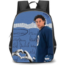 Off Campus Garrett Graham Backpack School Bag StudentPack - Garrett Graham Heart Hands Blue Aesthetic Poster