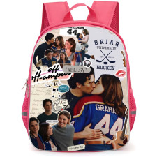 Off Campus Backpack School Bag StudentPack - Off Campus Garrett And Hannah Love Story Collage Poster