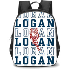 Off Campus John Logan Backpack School Bag StudentPack - John Logan Hockey Typography Pattern Art Poster