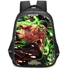 One Piece Roronoa Zoro Backpack StudentPack - Roronoa Zoro In Action Posture