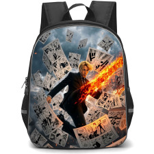 One Piece Netflix Sanji Backpack School Bag StudentPack - Sanji Fire Kick Manga Collage Poster